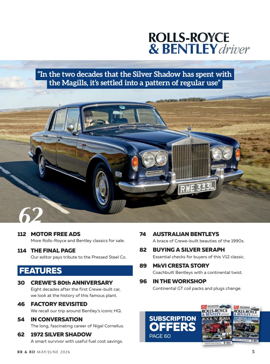 Rolls-Royce & Bentley Driver Preview Pages