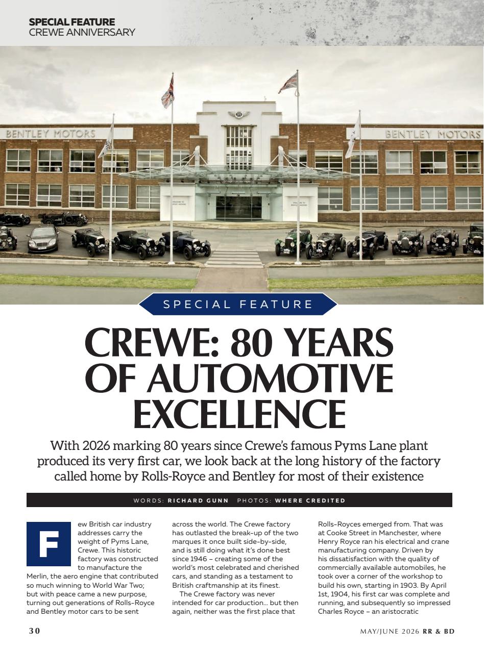 Rolls-Royce & Bentley Driver Preview Pages