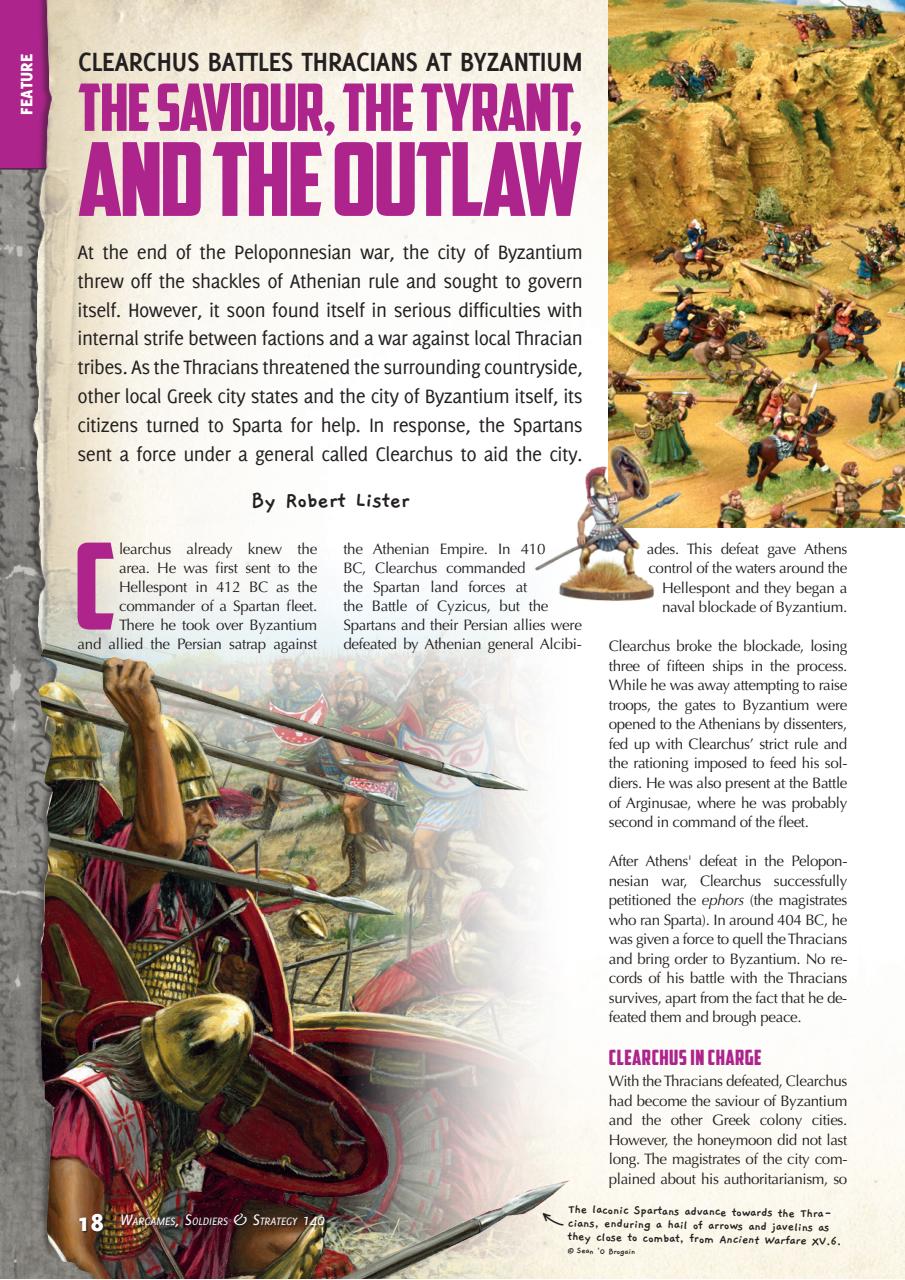 Wargames, Soldiers & Strategy Preview Pages
