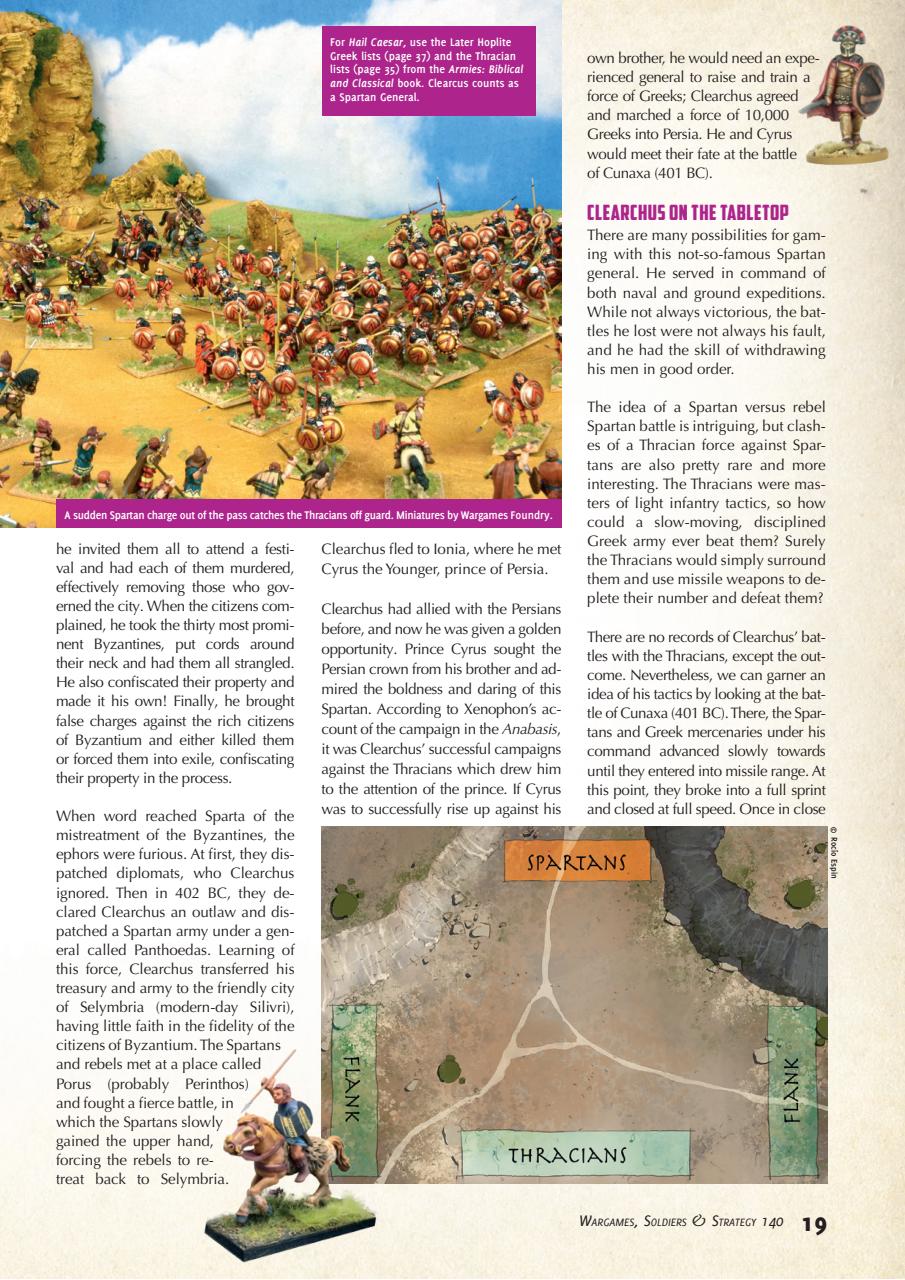 Wargames, Soldiers & Strategy Preview Pages