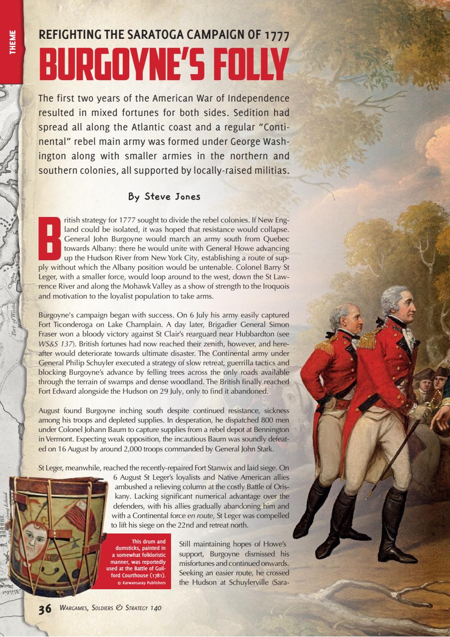 Wargames, Soldiers & Strategy Preview Pages