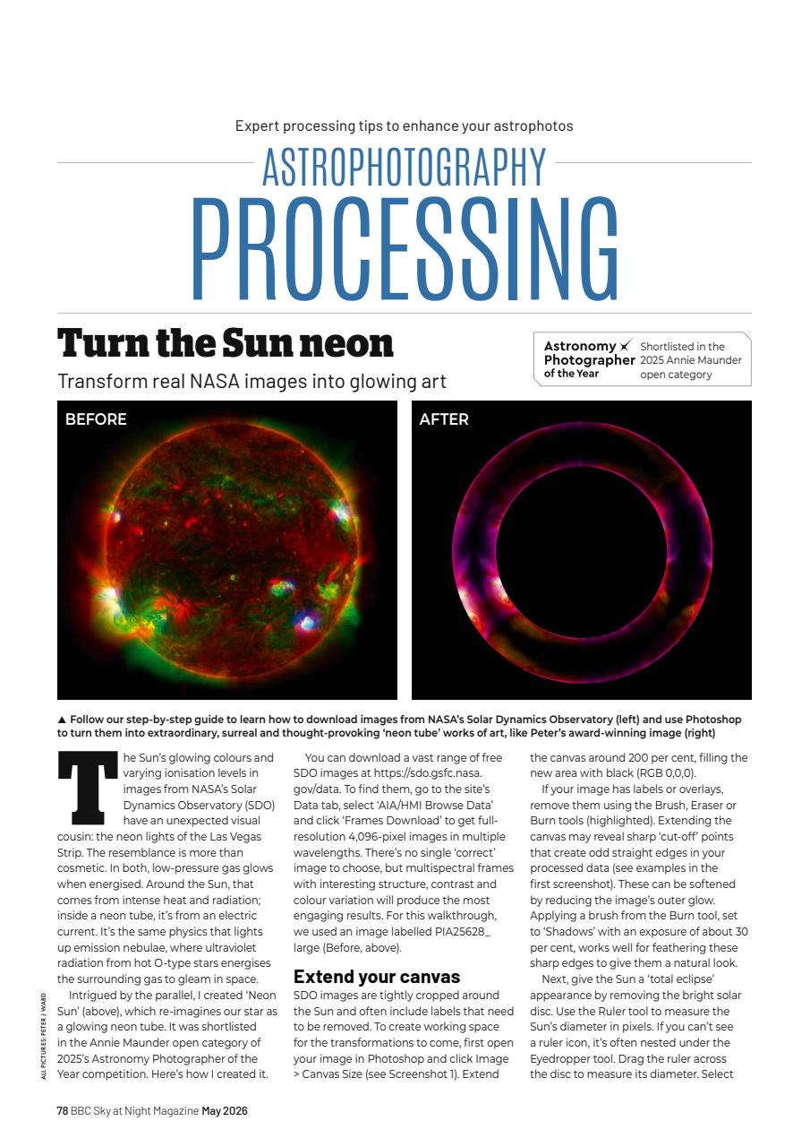 BBC Sky at Night Magazine Preview Pages