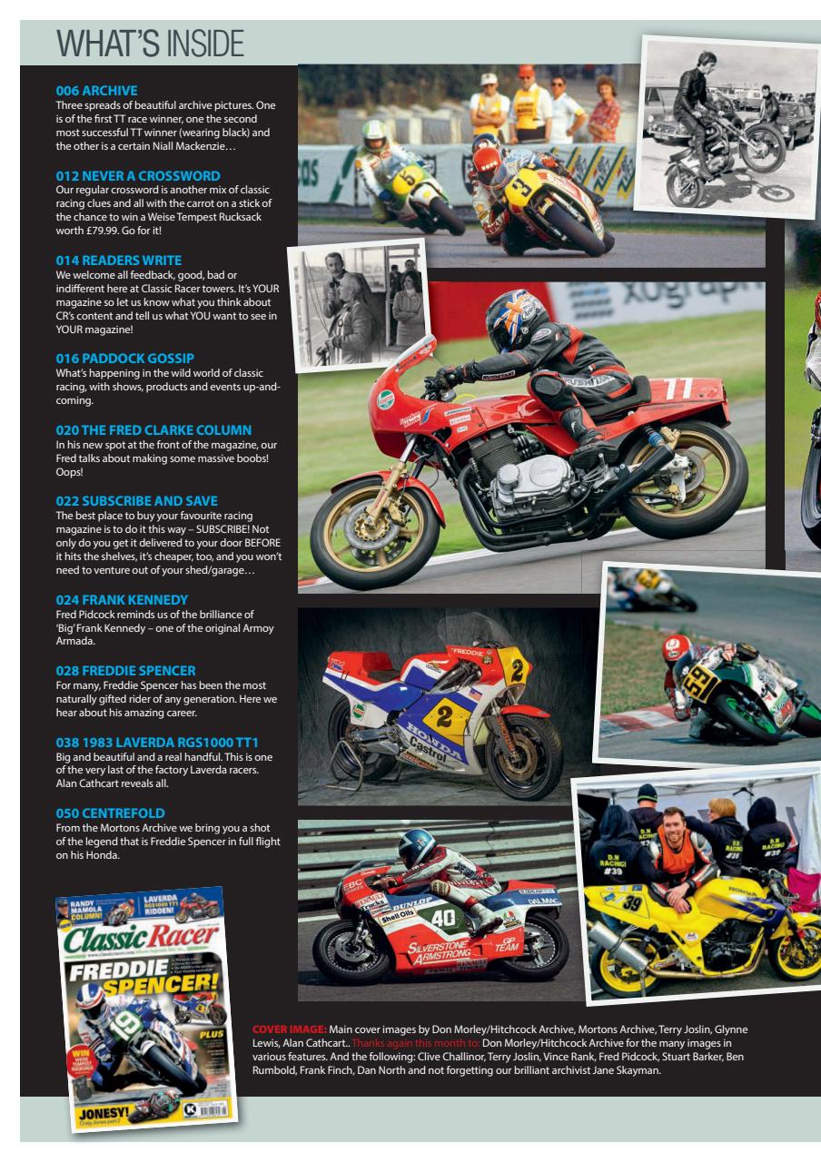 Classic Racer Preview Pages