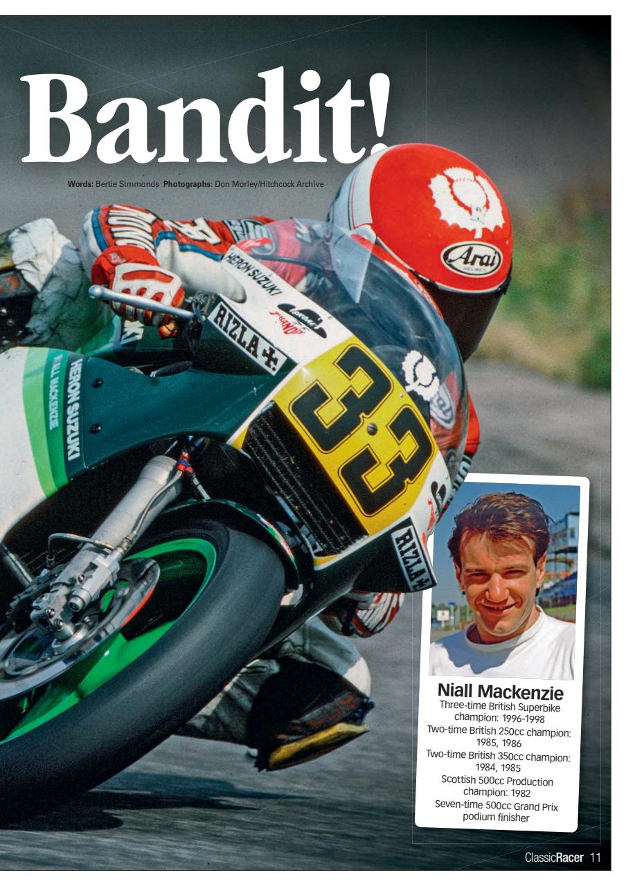 Classic Racer Preview Pages