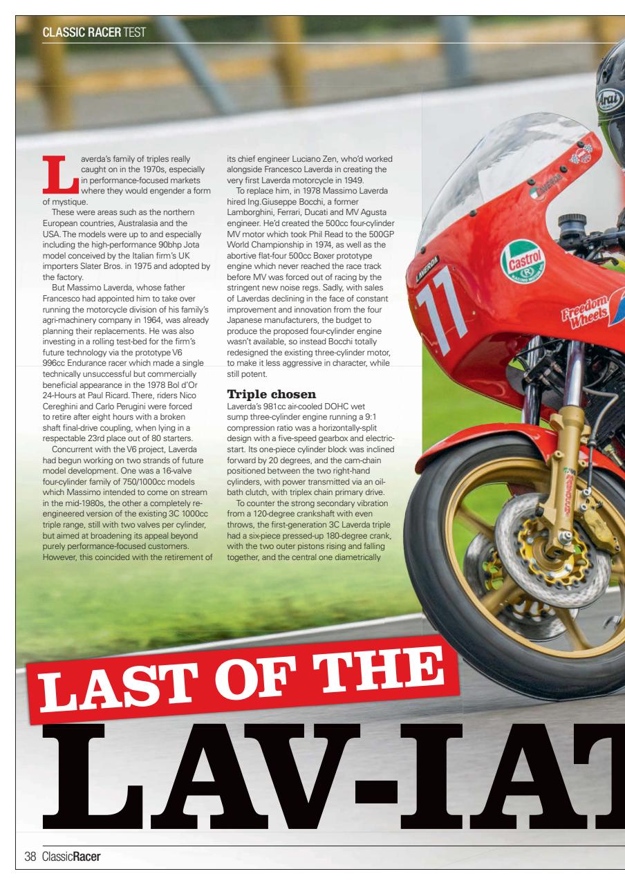 Classic Racer Preview Pages