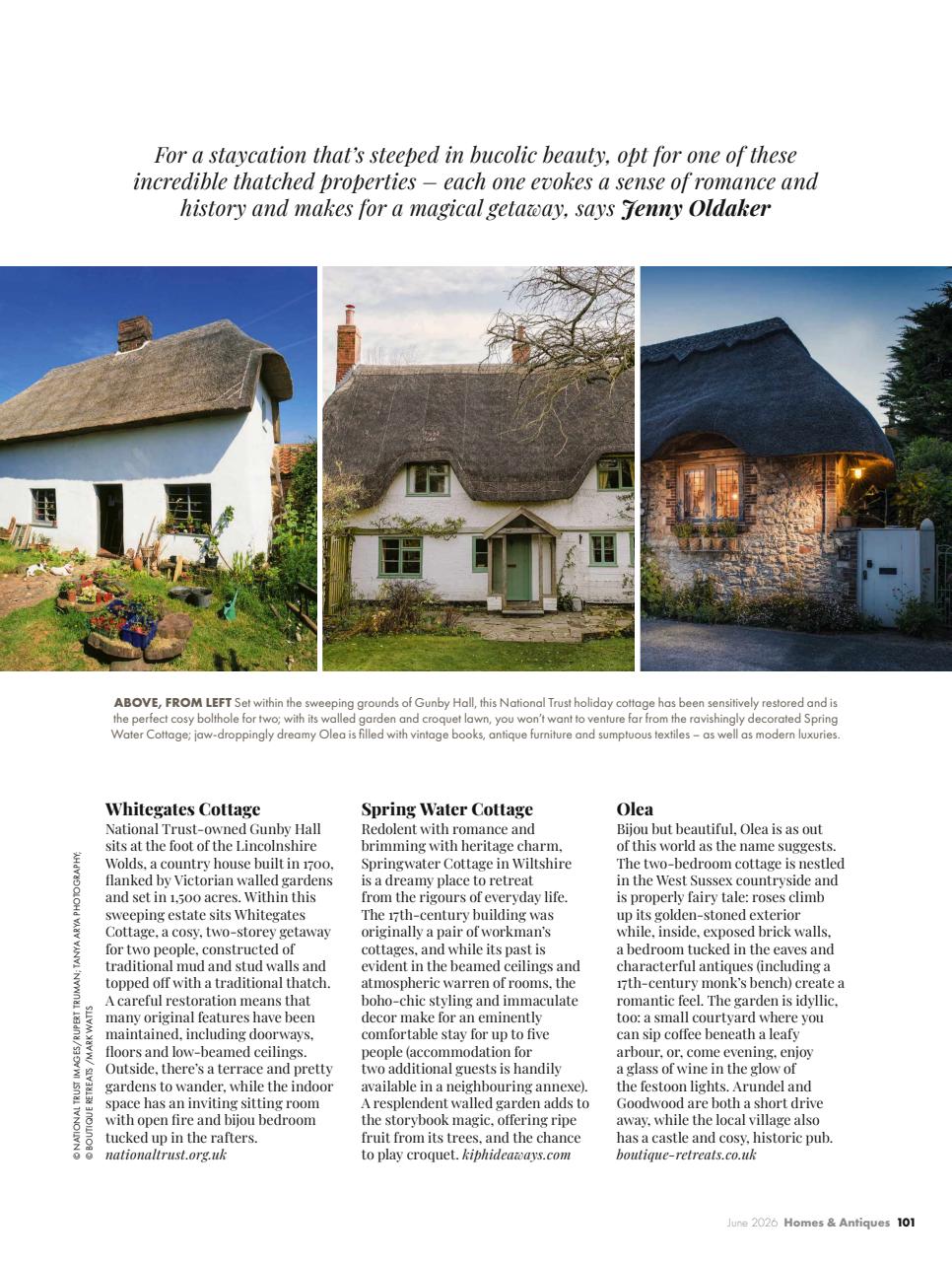Homes & Antiques Magazine Preview Pages