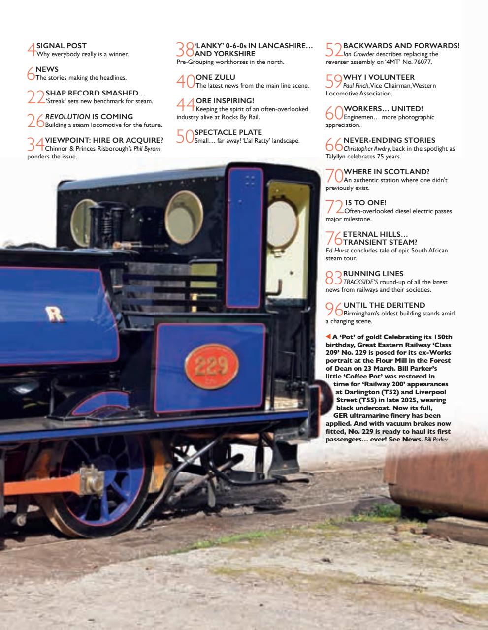 Trackside Preview Pages