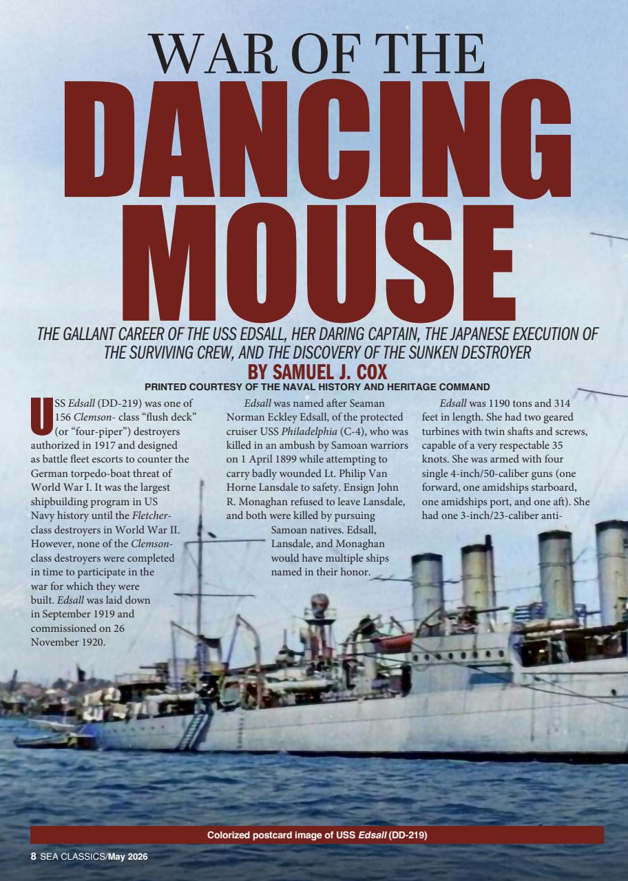 Sea Classics - Where History Sets Sail Preview Pages