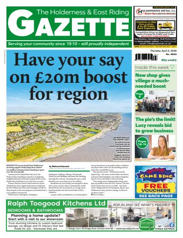 Holderness Gazette April 2, 2026 issue Holderness Gazette April 2, 2026
