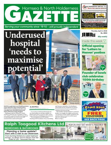Hornsea Gazette April 2, 2026 issue Hornsea Gazette April 2, 2026