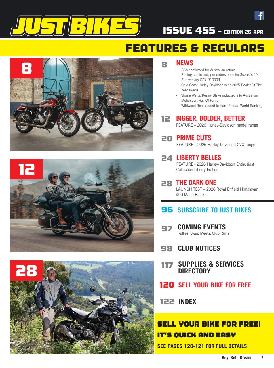 JUST BIKES Preview Pages