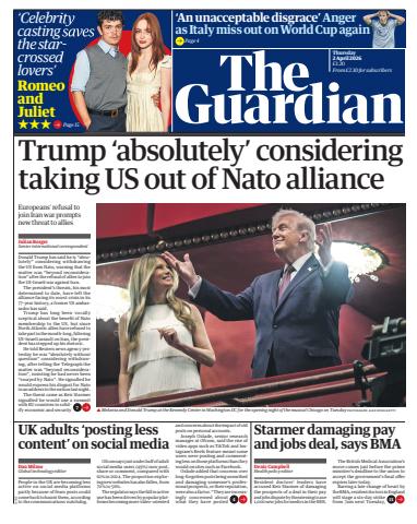 The Guardian Newspaper issue Thursday, 02 April 2026