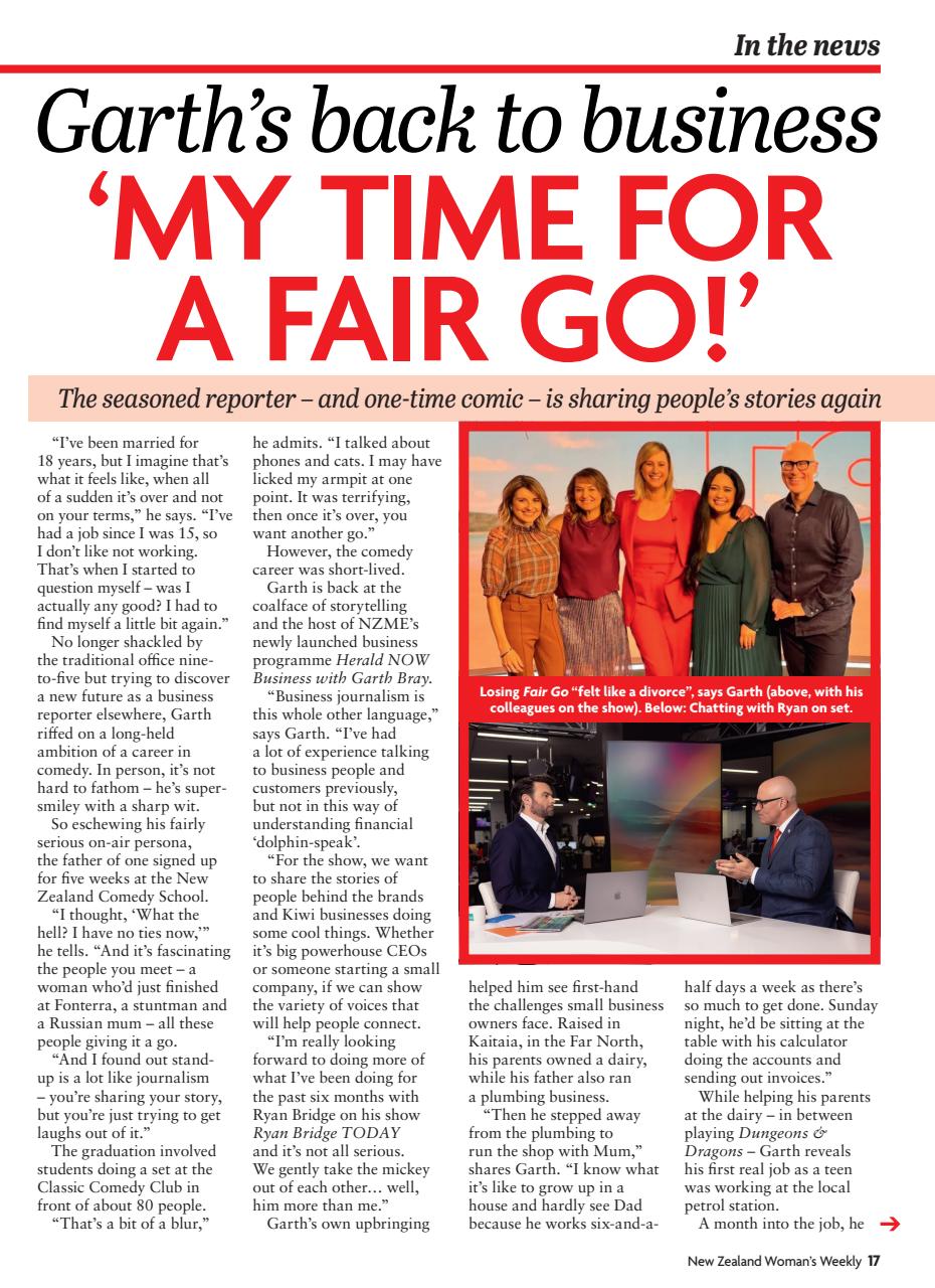 NZ Woman's Weekly Preview Pages