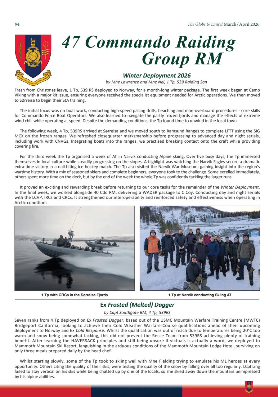 Globe & Laurel Preview Pages