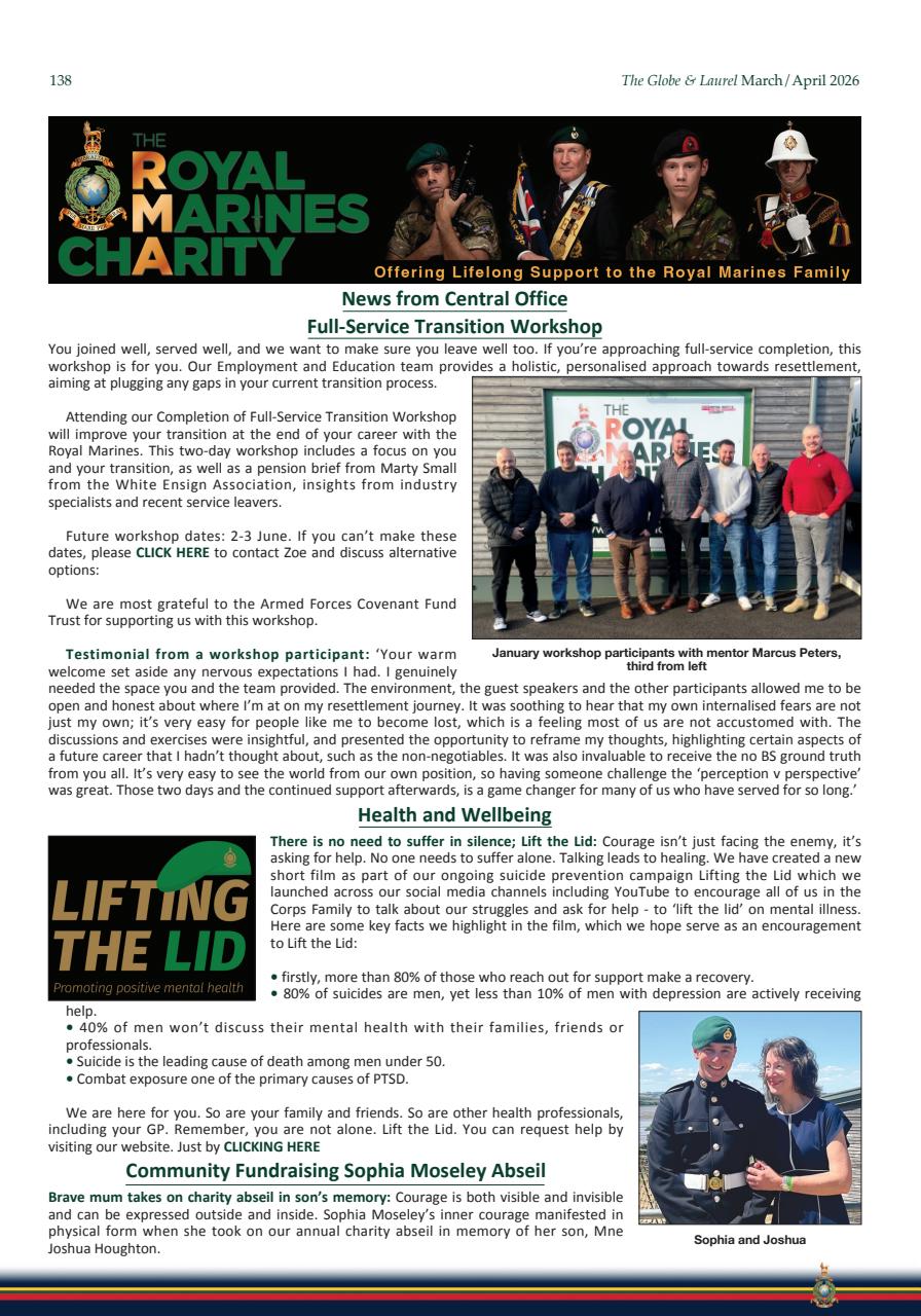 Globe & Laurel Preview Pages