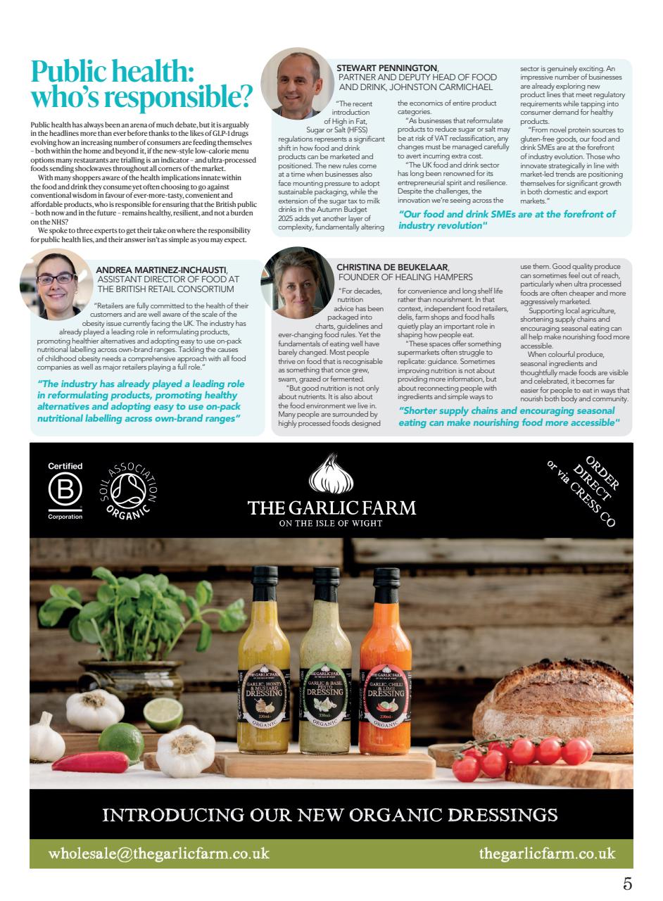 Speciality Food Preview Pages