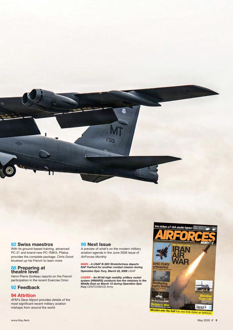 AirForces Monthly Preview Pages