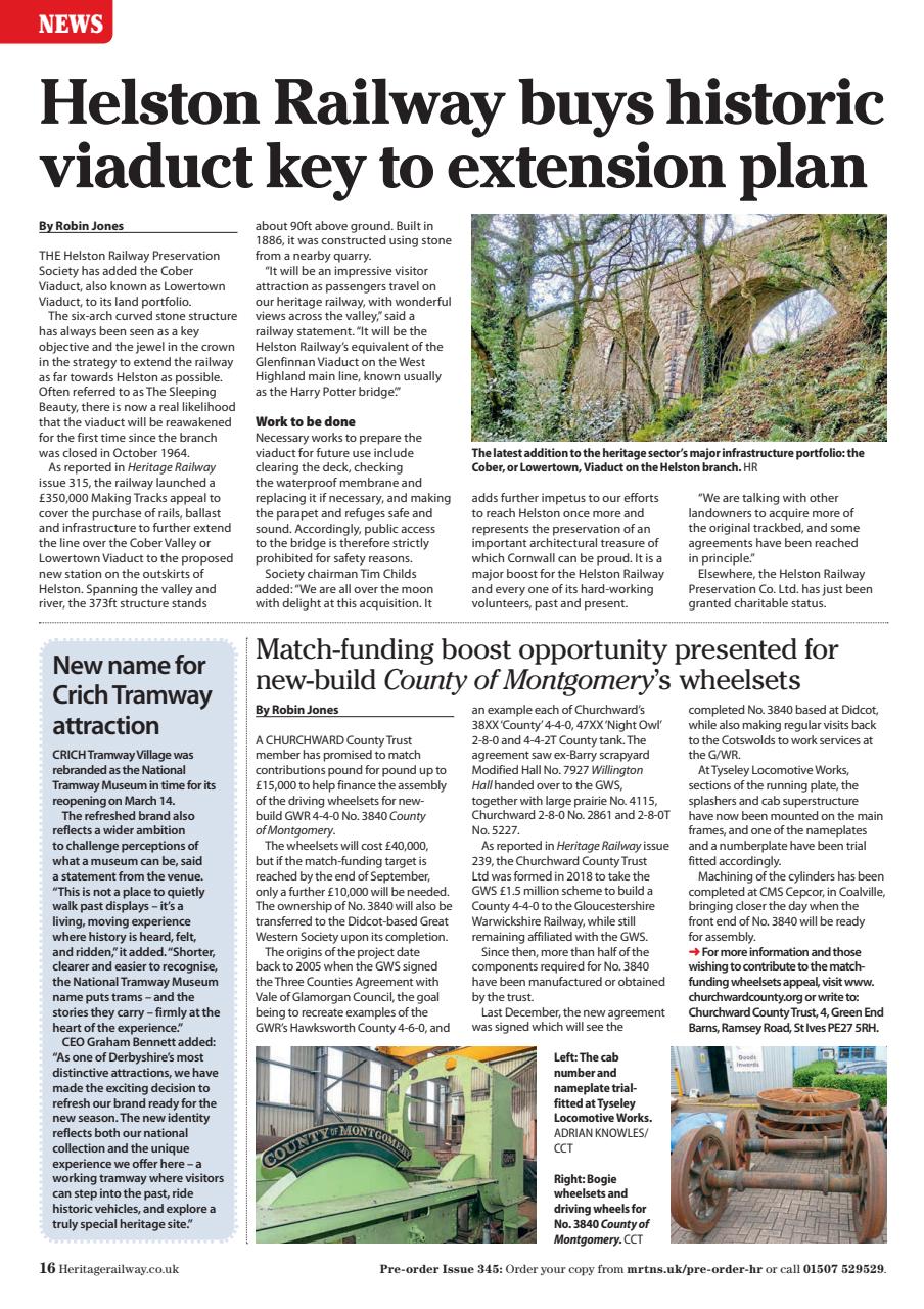 Heritage Railway Preview Pages