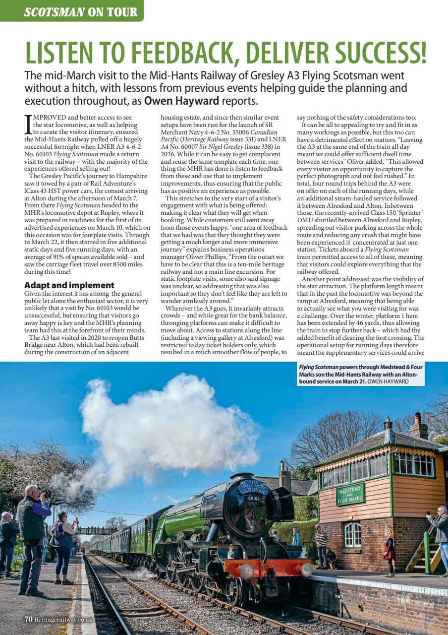 Heritage Railway Preview Pages