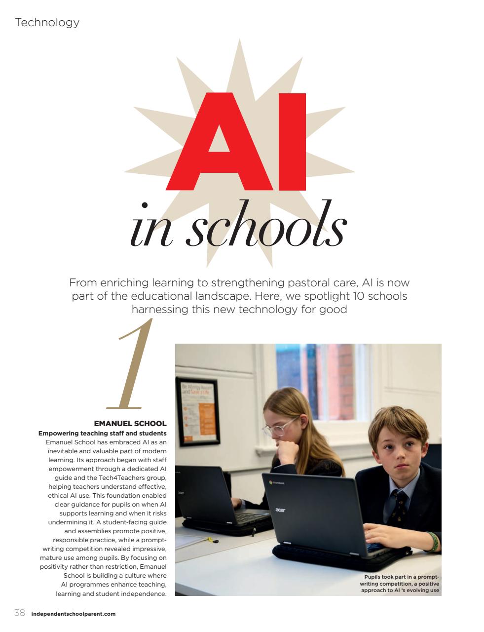 Independent School Parent Preview Pages