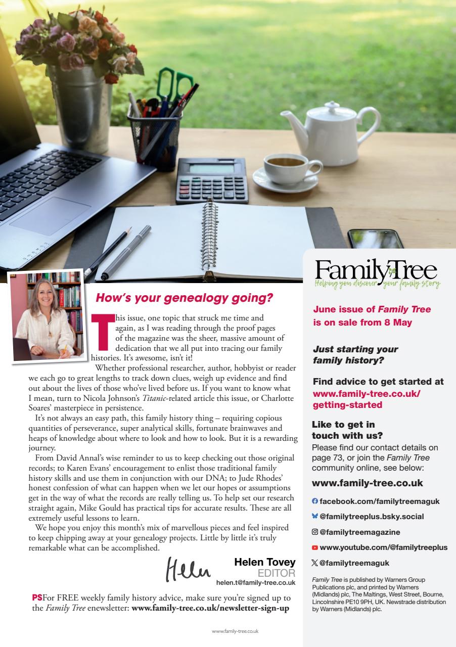 Family Tree Preview Pages