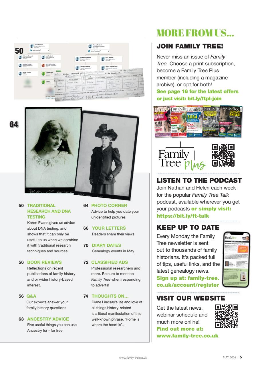 Family Tree Preview Pages