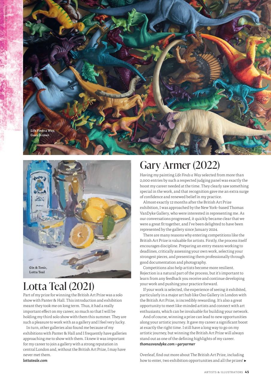 Artists & Illustrators Preview Pages
