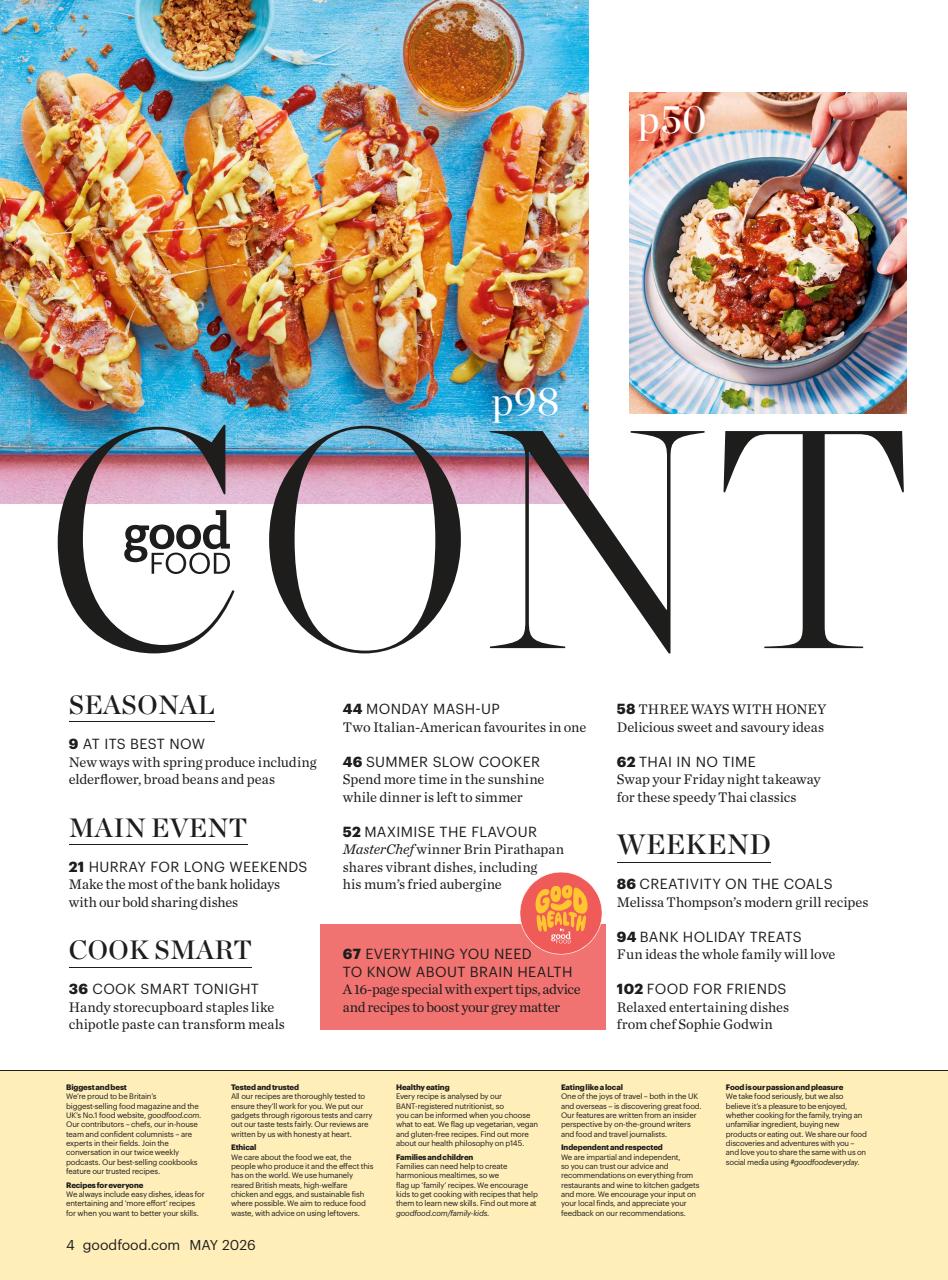 Good Food Magazine Preview Pages