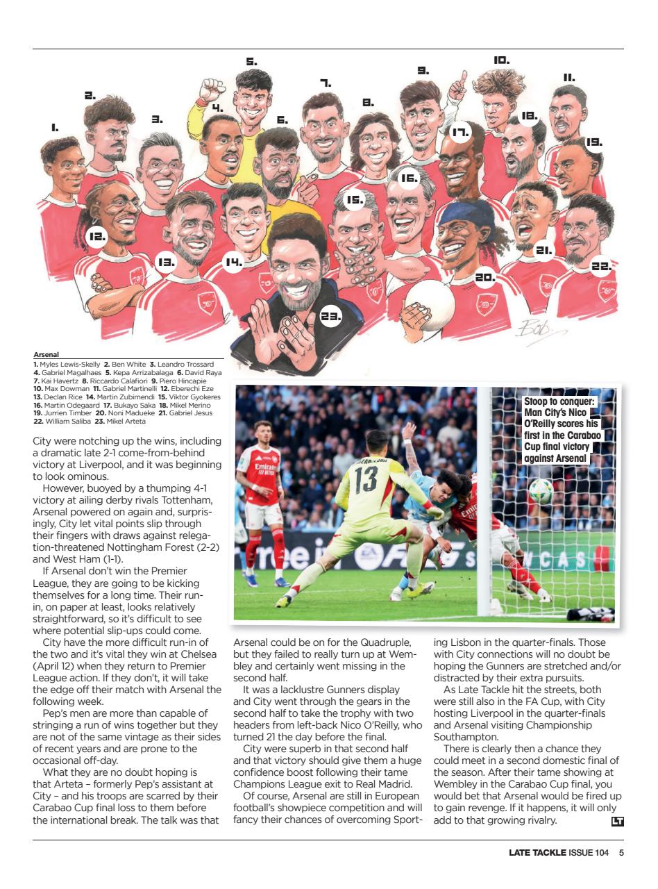 Late Tackle Football Magazine Preview Pages