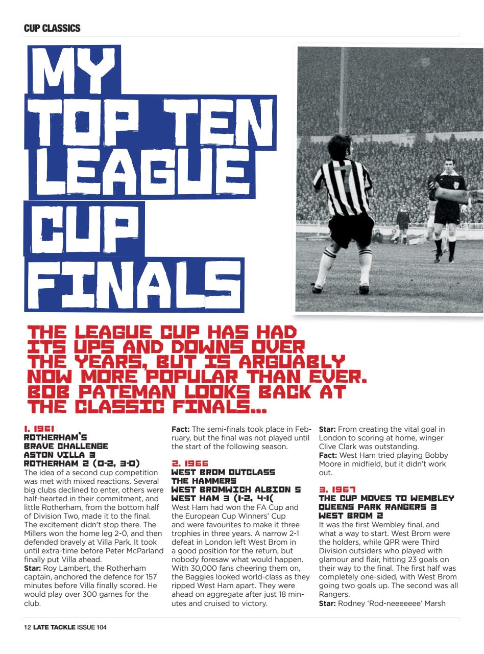 Late Tackle Football Magazine Preview Pages