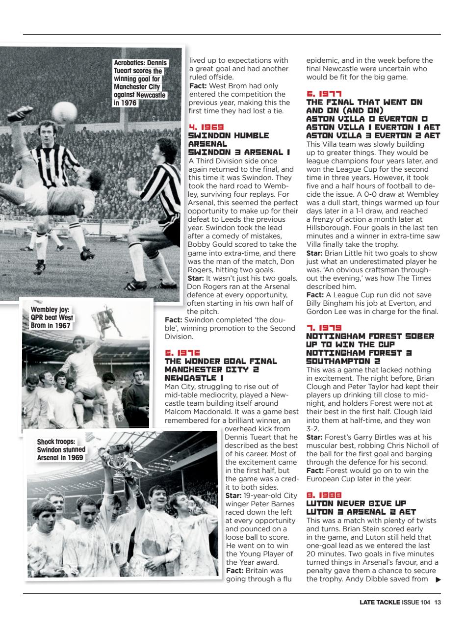 Late Tackle Football Magazine Preview Pages