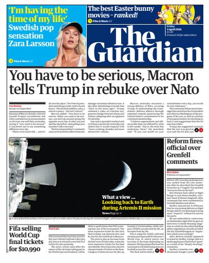 The Guardian Newspaper issue 