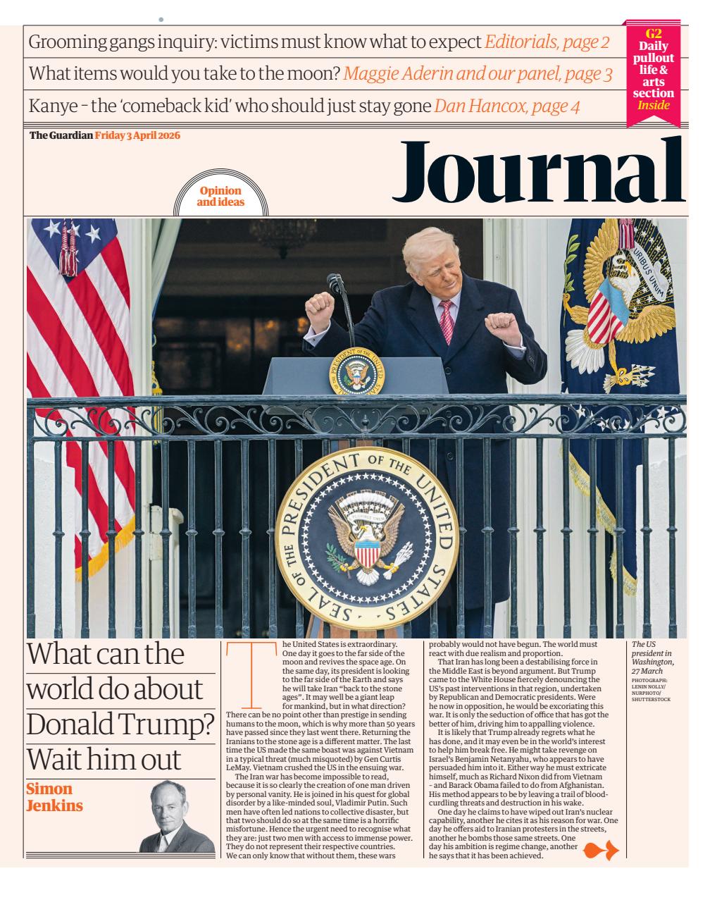 The Guardian Newspaper Preview Pages