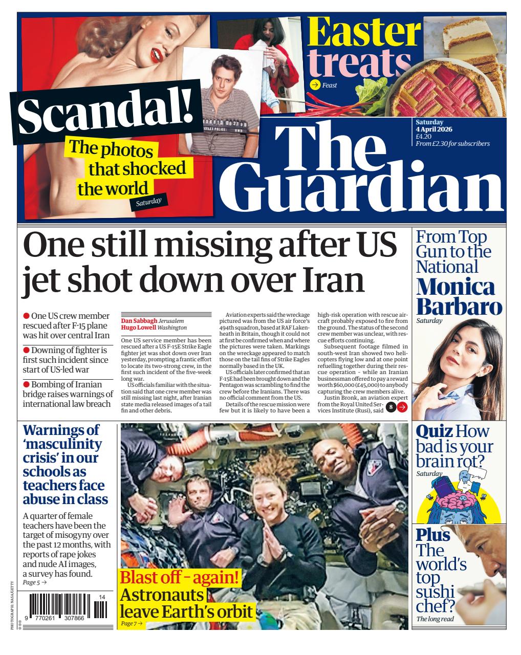 The Guardian Newspaper Preview Pages