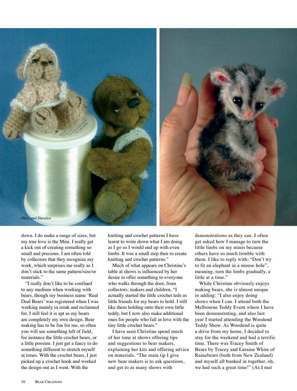 Bear Creations Preview Pages