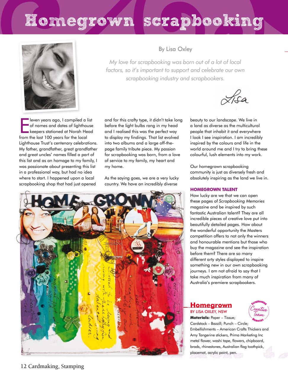 Australian Cardmaking Stamping and Papercraft Preview Pages