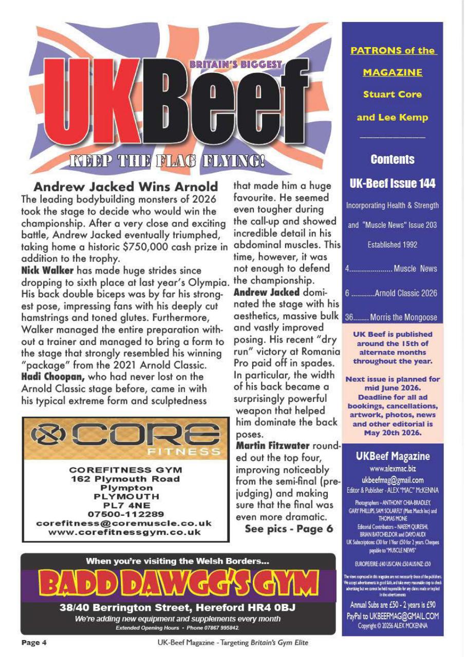 UK Beef Magazine Preview Pages