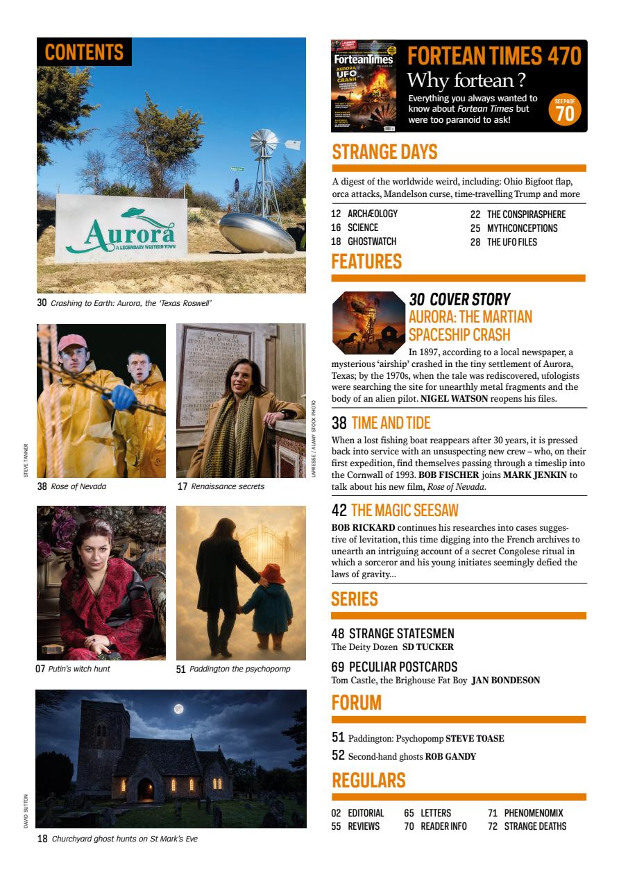 Fortean Times Preview Pages