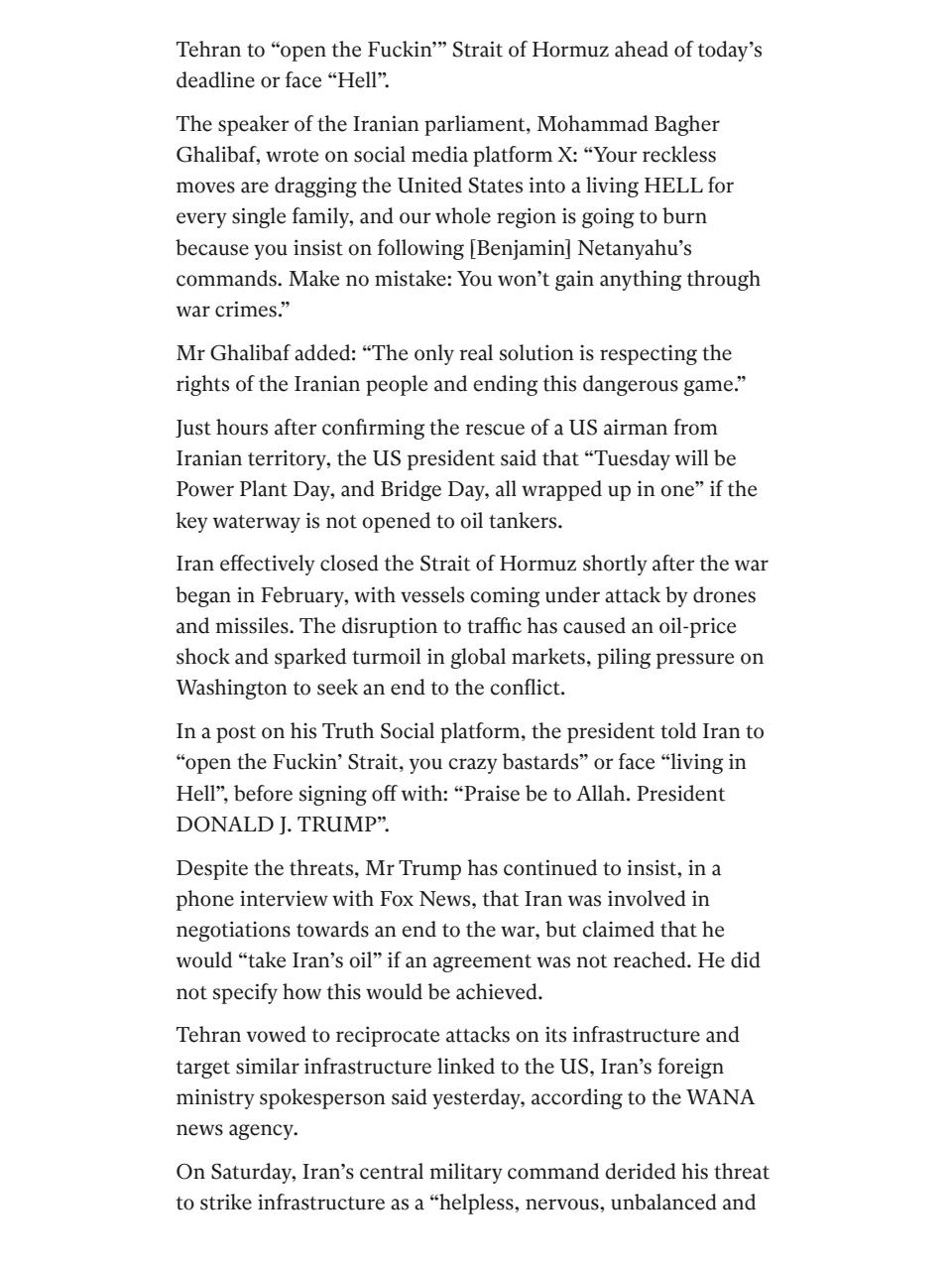 The Independent Daily Edition Newspaper Preview Pages