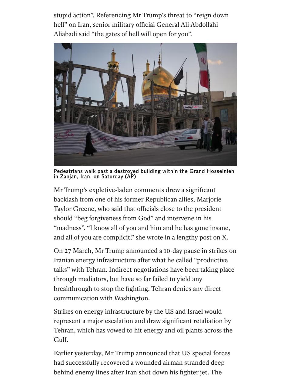 The Independent Daily Edition Newspaper Preview Pages