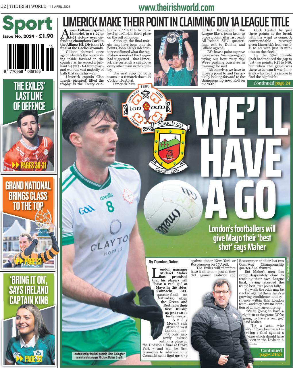 Irish World Preview Pages