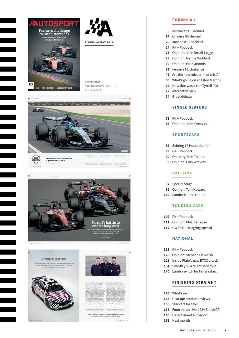 Autosport Preview Pages