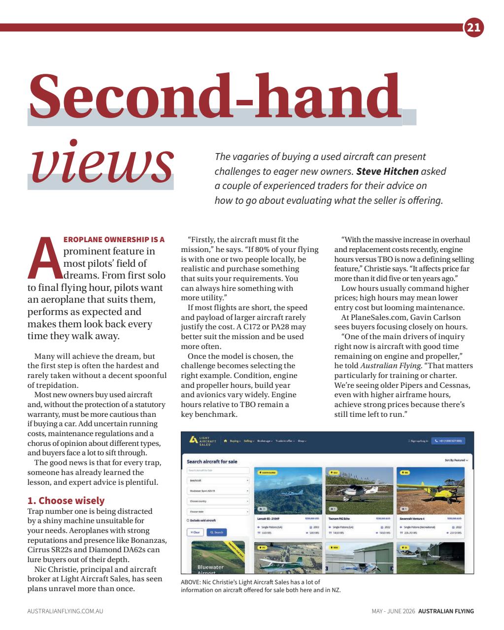 Australian Flying Preview Pages
