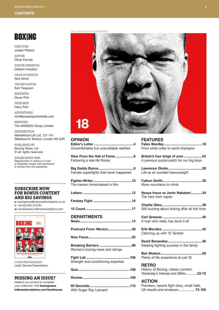 Boxing News Preview Pages