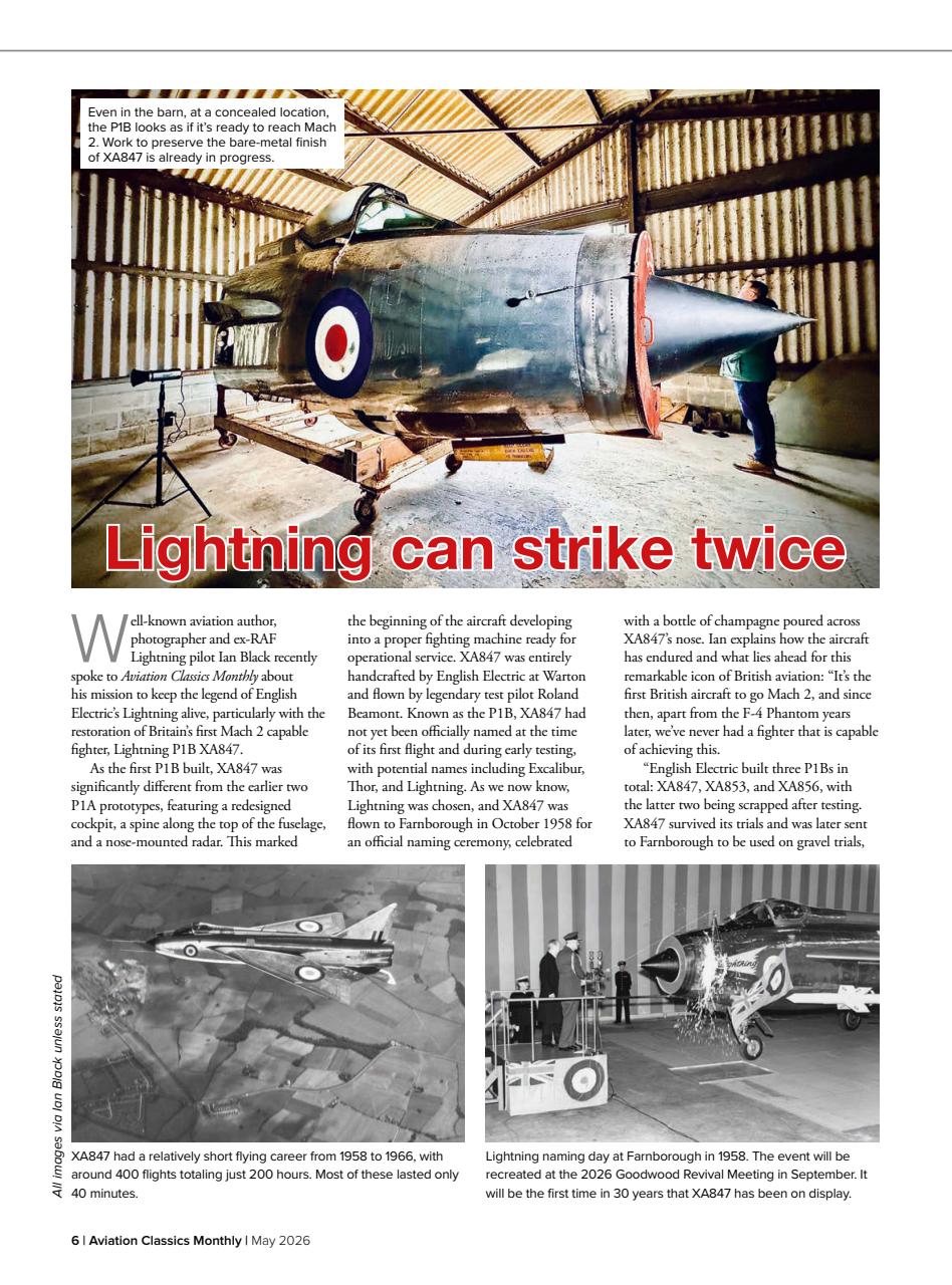 Aviation Classics Monthly Preview Pages