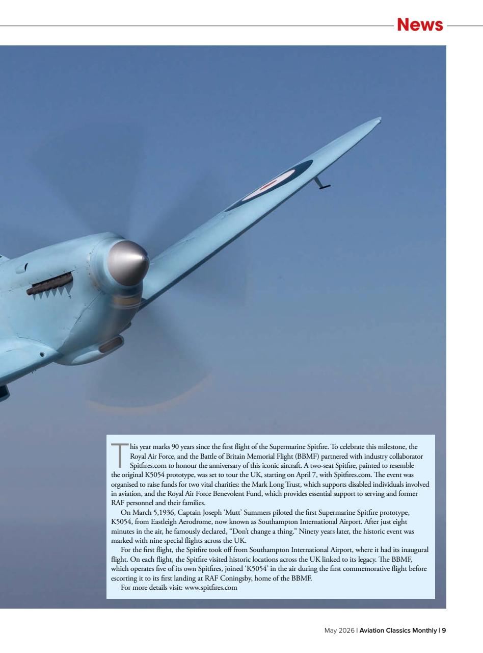 Aviation Classics Monthly Preview Pages