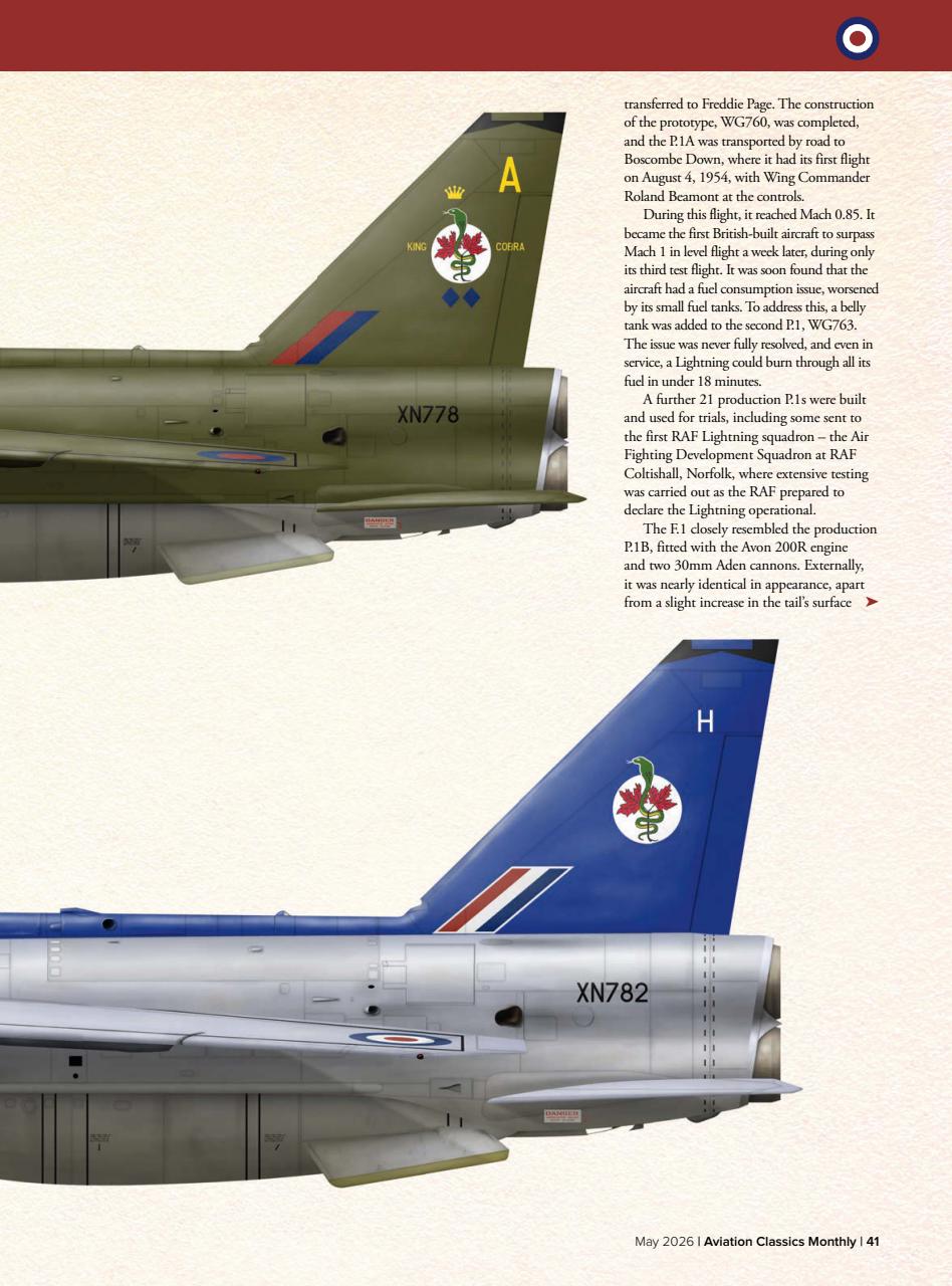 Aviation Classics Monthly Preview Pages