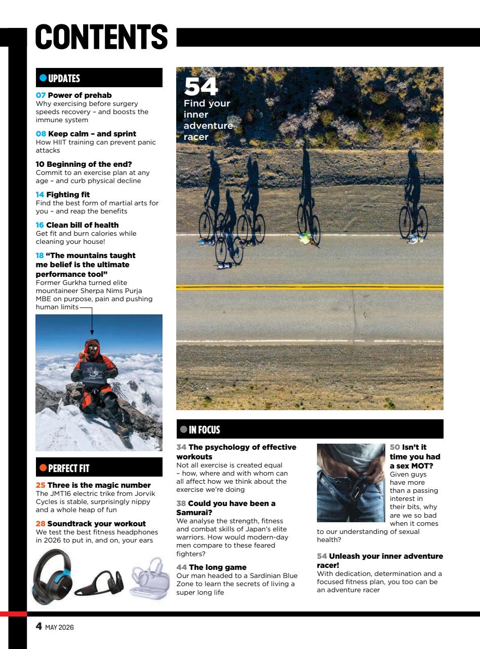 Men's Fitness Preview Pages