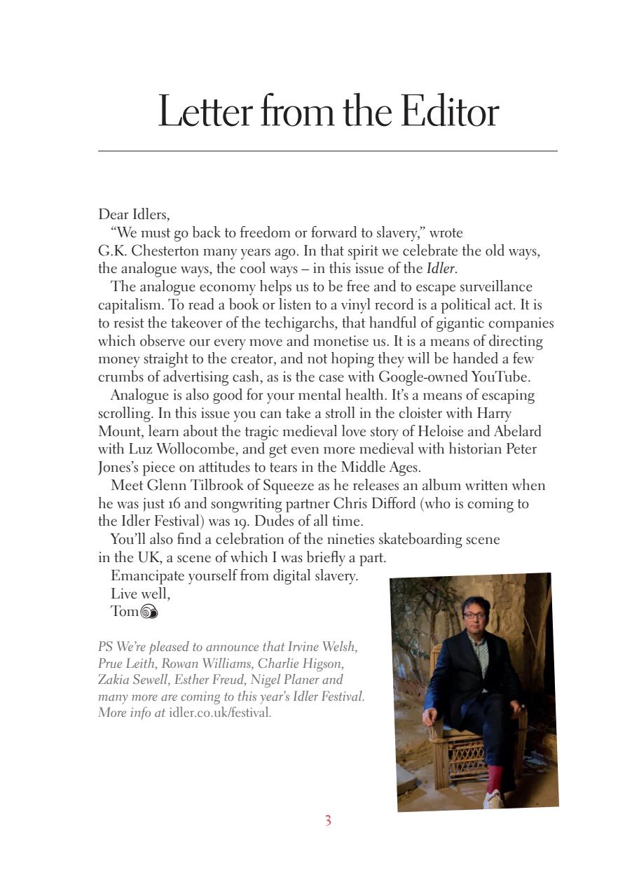 The Idler Magazine Preview Pages