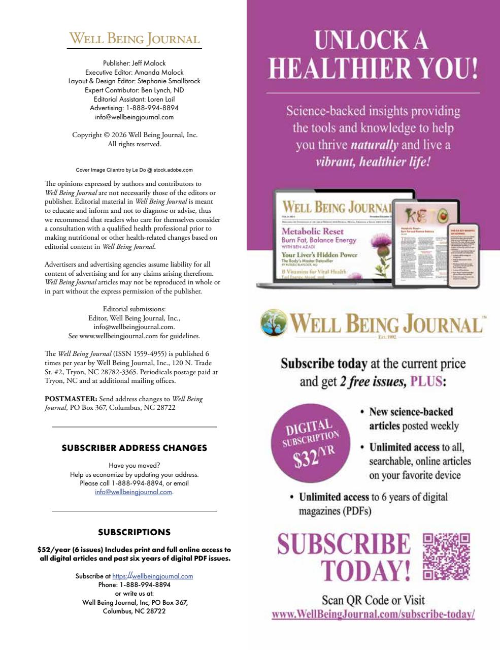 Well Being Journal Preview Pages